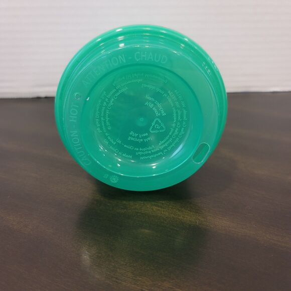 Starbucks Green Reusable Hot Cup, 2021 Summer Release 16oz Coffee Tea - Picture 3 of 5